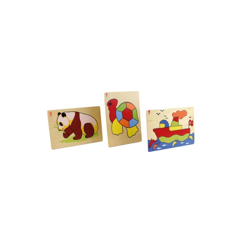 Ahşap Puzzle Set