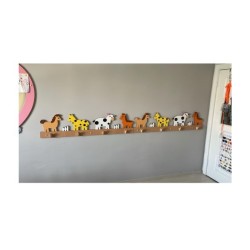 copy of Ahşap Hayvan Figüelü Askılık