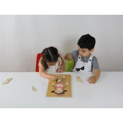 Kız ve Erkek Vücut Puzzle