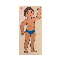 Kız ve Erkek Vücut Puzzle